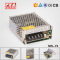 ac dc mini size MS-75-5 CE approved 75w5v15a single output switching power supply 75w 15 amp ac dc switching power supply smps